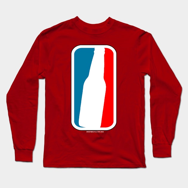 Beer Bottle Logo Long Sleeve T-Shirt by doombxny1